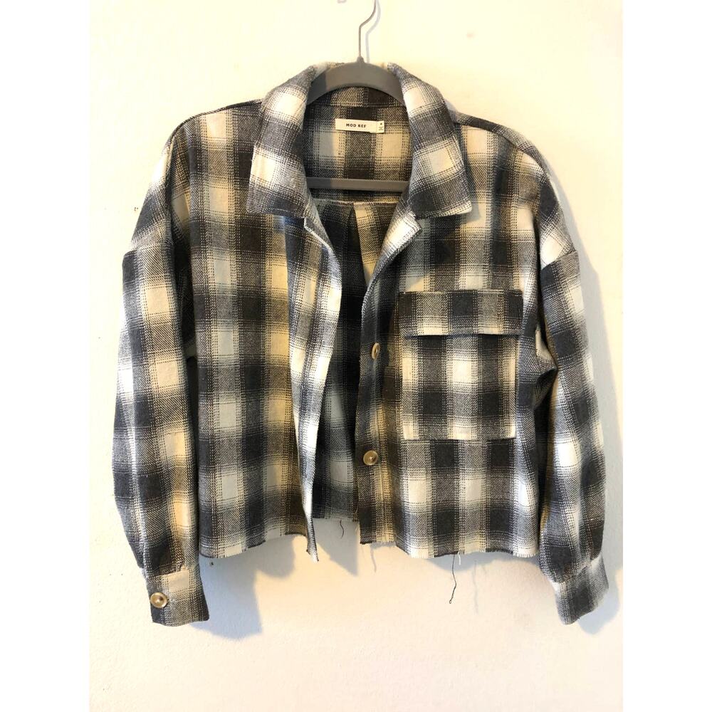 Mod Ref Plaid Shacket Size Medium